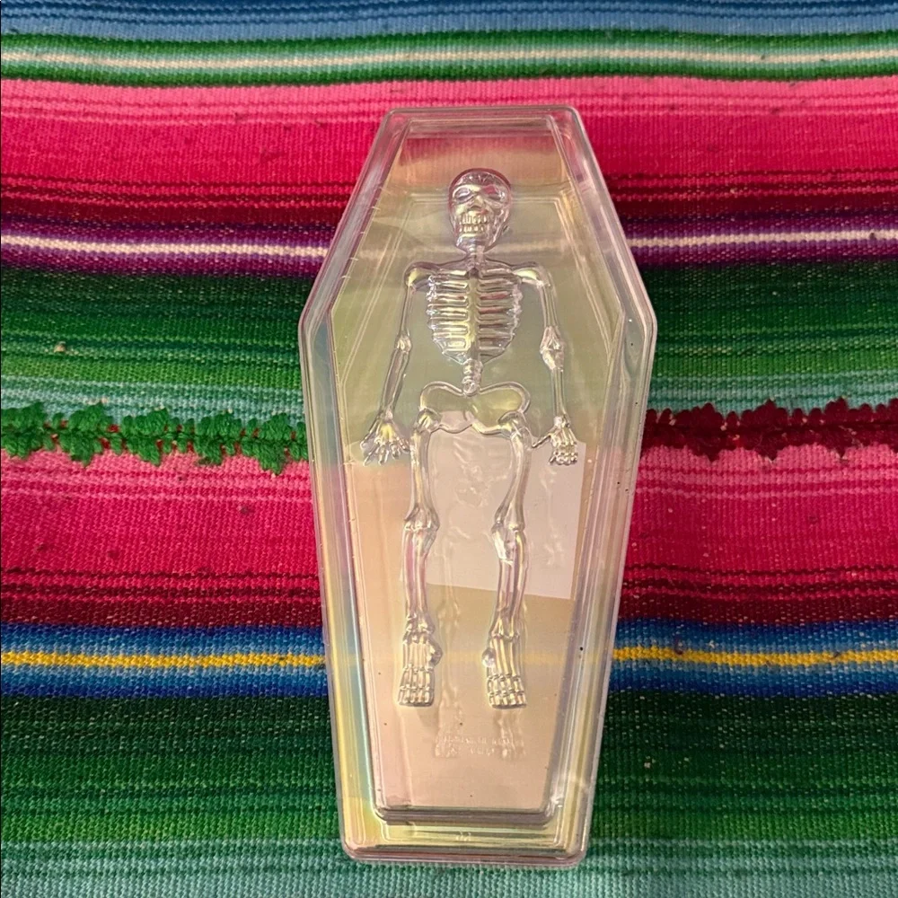 Skeleton Iridescent Coffin Shaped Containers
